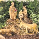 Die Krippe von St. Peter – noch ohne Jesuskind
