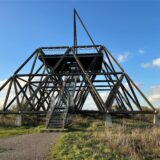 Der Spurwerkturm auf der Halde Brockenscheidt in Waltrop.