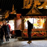 Blick auf den Recklinghäuser Weihnachtsmarkt.