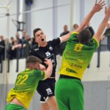 In der entscheidenden Phase des Spiels konnte sich der TV Vreden auch auf die Treffer von Maximilian Wagener (M.) verlassen.