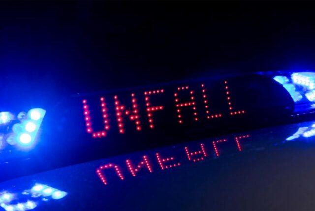 Licht auf einem Polizeiwagen.