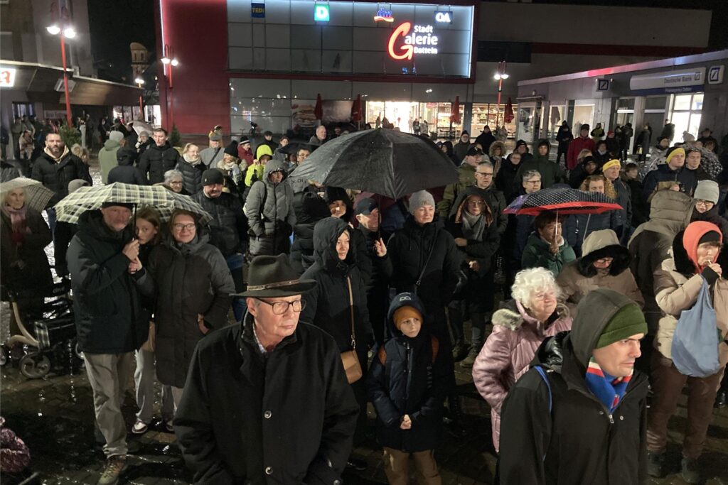 Auslosung des Dattelner Talers am 22. Dezember 2024 auf dem Dattelner Neumarkt.