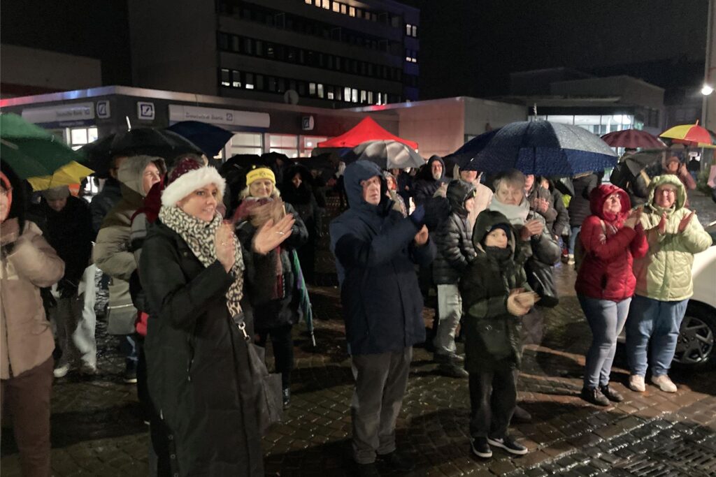 Auslosung des Dattelner Talers am 22. Dezember 2024 auf dem Dattelner Neumarkt.