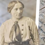 Lehrerin Paula Grieseholt im Jahr 1917. Das Foto entstand für eine Bescheinigung der Gemeindeverwaltung Altlünen. Erst als sie ihrem Leben eine 180-Grad-Wende gegeben hatte, trug sie In ihr Notizbuch das Rezept für eine Gulaschsuppe ein, die später zur Weihnachtssuppe ihrer Familie werden sollte.