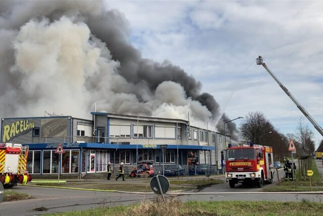 An der Hohewardstraße in Herten-Süd ist am 29. Februar 2024 ein Großfeuer ausgebrochen.