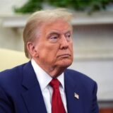 Ehemaliger und zukünftiger US-Präsident Donald Trump im Anzug. Er hat Panama gedroht und will Grönland zu einem Teil der USA machen.