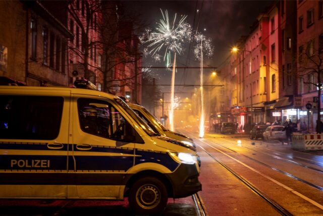 Polizei an Silvester