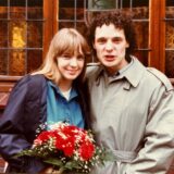 Gerda und Bobbel Artmann aus Oer-Erkenschwick bei ihrer Hochzeit am 8. April 1983.