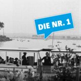 Das Schwarz-Weiß-Bild aus dem Jahr 1936 zeigt Ausflügler auf dem Fahrgastschiff auf dem Halterner Stausee.