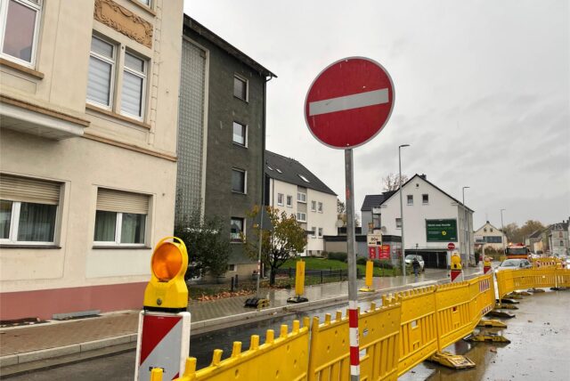 Eine Baustelle.