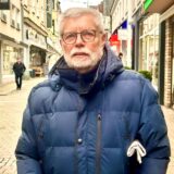 Erich Burmeister in der Großen Geldstraße.