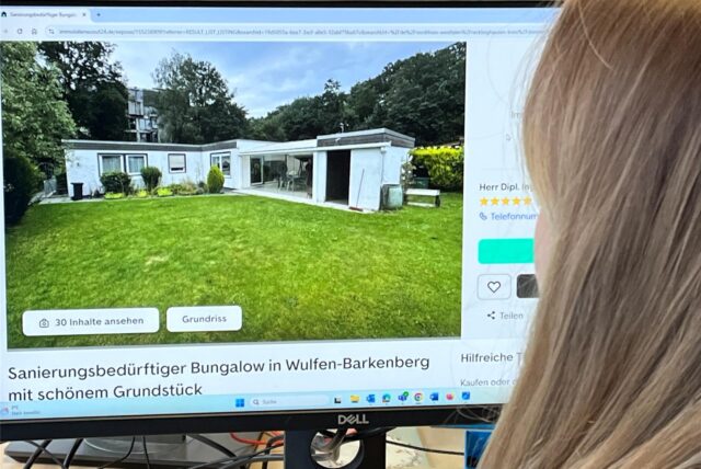 Ein Bungalow in Barkenberg wird aktuell für weniger als 250.000 Euro angeboten.