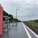 Leere Gleise am Bahnhof Marl-Sinsen.