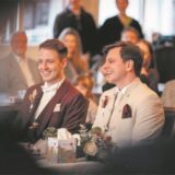 Daniel Wiesmann und Marc-Peter Selzer bei der Trauzeremonie.