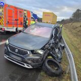 Unfallauto auf der A31