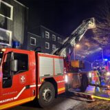 Feuerwehr dorsten bei kellerbrand in wulfen