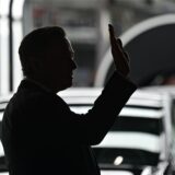 Elon Musk, Tesla-Chef, nimmt an der Eröffnung der Tesla-Fabrik Berlin-Brandenburg teil.
