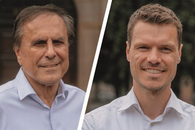 Haben bereits 100 Kunden kontaktiert. Die Agentur-Betreiber Winfried Langert (links) und Jannes Jordan.