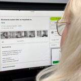 Kerstin Abbenhaus aus Datteln sitzt vor ihrem Bildschirm