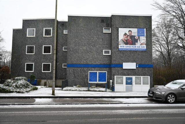 Mieterbüro der Wohnungsverwaltung Velero im Dorstener Stadtteil Wulfen-Barkenberg.