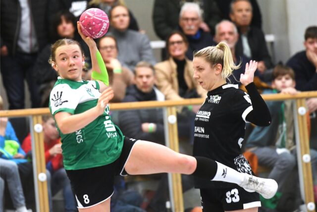 Handball 3. Liga Mitte 8. Dezember 2024 Halle Nord. PSV Recklinghausen – SG 09 Kirchhof 33:40.