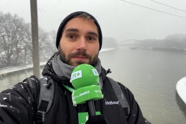 Während des starken Schneefalls waren wir in allen Ostveststädten live vor Ort.