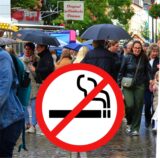 Montagebild: Hans Schuster, ein Bild vom Herbstfest und eine „Rauchen verboten“ Grafik.