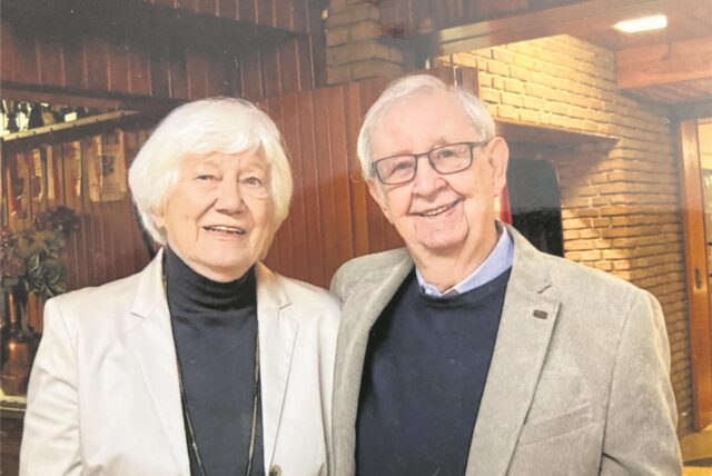 Marianne und Claus Büchner in ihrer Gaststätte