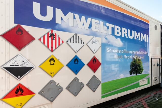Aufnahme des Umweltbrummis von außen.