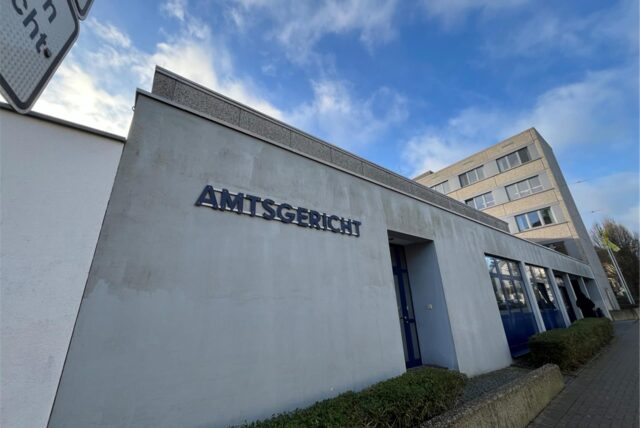 Außenaufnahme des Amtsgerichts.