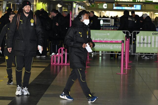 Julien Duranville am Dortmund Airport.