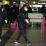 Julien Duranville am Dortmund Airport.