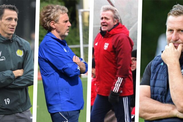 die Trainer der Fußballteams aus dem Kreis Recklinghause in der Bezirksliga 9