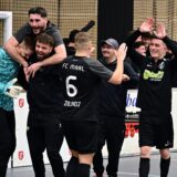 Spieler des FC Marl jubeln