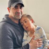 Sönmez Uslu aus Lünen mit seinem Sohn Kian.