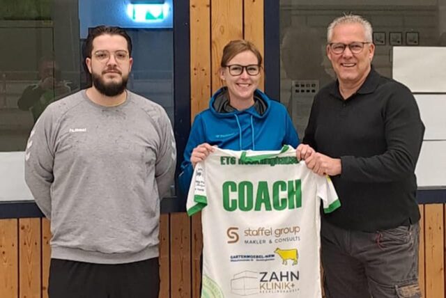 Begrüßung bei der ETG Recklinghausen für Nenja Kuzaj
