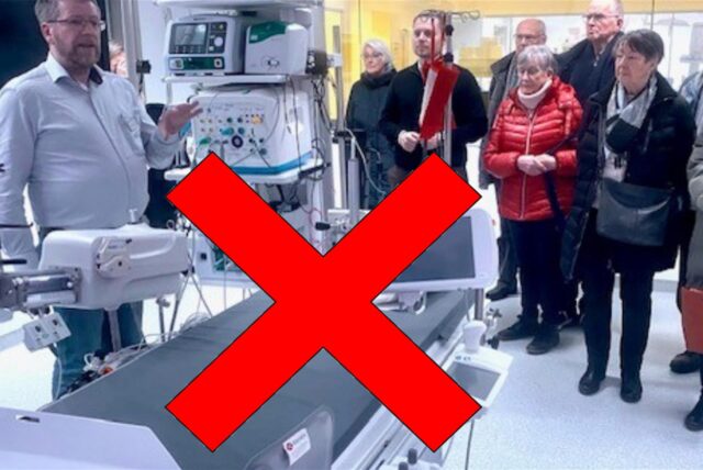 Der Linksherzkatheter-Messplatz soll im St. Elisabeth Krankenhaus abgeschafft werden. Noch konnten sich die Mitglieder der CDU-Senioren-Union in Dorsten ihn sich angucken.