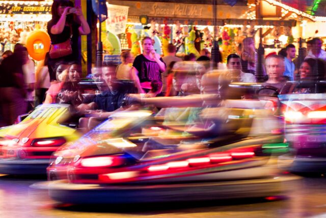 Autoscooter auf Kirmes