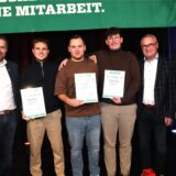 Fußball- und Leichtathletikkreis 27 Recklinghausen, 17. Januar 2025, Ehrenamtsfest in der Stadthalle Datteln.Die Preisträger für Junges Ehrenamt.