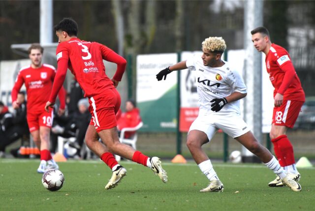 Fußball Oberliga Westfalen 8. Dezember 2024, Jule-Ludorf-Sportanlage. Spvgg. Erkenschwick – Concordia Wiemelhausen 1:2.