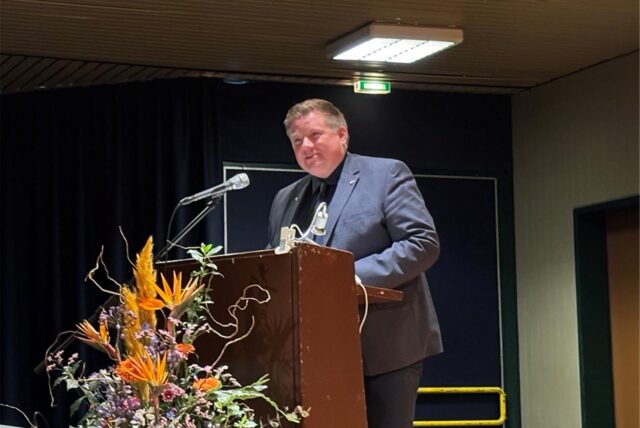 Andreas Stegemann am  Rednerpult