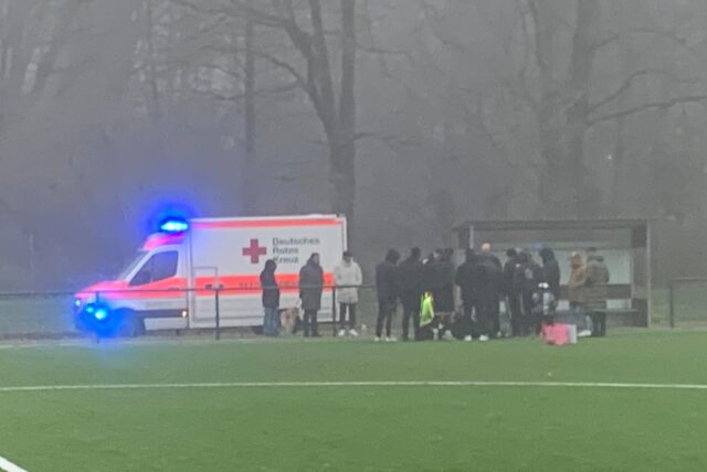 Krankenwagen bei GW Barkenberg