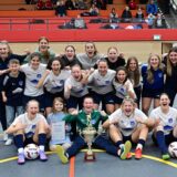 Am Ende jubeln wieder die Spielerinnen des 1. FFC Recklinghausen: Der Regionalligist hat die Kreismeisterschaft in der Halle verteidigt.