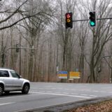 Neue Linksabbiegerampel an der Kreuzung Hullerner Straße / Stockwieser Damm / Flaesheimer Damm.