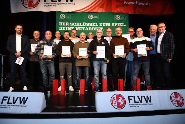 Fußball- und Leichtathletikkreis 27 Recklinghausen, 17. Januar 2025, Ehrenamtsfest in der Stadthalle Datteln.