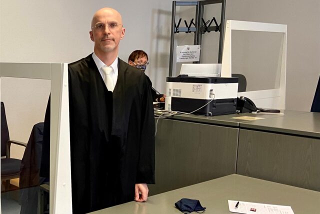 Rechtsanwalt Marco Ostmeyer ist der der Verteidiger des Angeklagten.