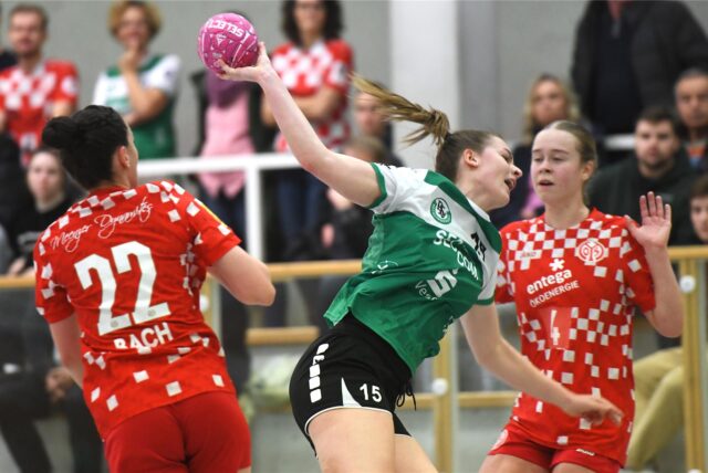 Handball 3. Liga Mitte, 10. November 2024, Halle Nord. PSV Recklinghausen – FSV Mainz 05 II 35:23.