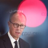 Friedrich Merz, CDU-Bundesvorsitzender und Fraktionsvorsitzender der CDU/CSU-Fraktion im Bundestag, gibt ein Statement zu dem tödlichen Angriff in einem Park in Aschaffenburg.
