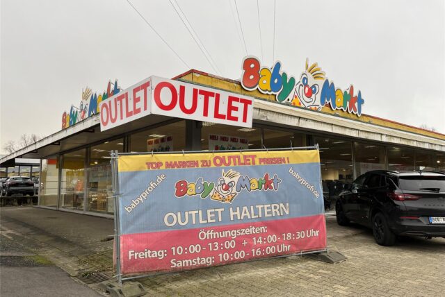 Außenansicht vom Baby Markt