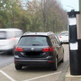 Ein Blitzer steht an einer Straße in Oer-Erkenschwick.